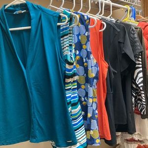 9  Blouse Bundle - Calvin Klein, Ralph Lauren, Ellen Tracy And More